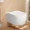 Image de rivea Izumi 2.0 WC suspendu à fond creux avec technologie de chasse innovante HydroSwirl, BR0110WH,