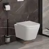 Image de Cuvette suspendue à fond creux neoro n30 avec technologie de chasse innovante SilentPowerFlush et revêtement neoroClean, sans bride, BN0756WH,