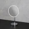 Image de Viverso Zoom me Miroir cosmétique, avec éclairage, à grossissement x 5, sur pied , rechargeable par port USB-C, VM6501CR,