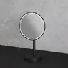 Image de Viverso Zoom me Miroir cosmétique, avec éclairage, à grossissement x 5, sur pied , rechargeable par port USB-C, VM6501MB,