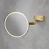 Image de Viverso Zoom me Miroir cosmétique à grossissement x 5, température de couleur de l’éclairage réglable sur batterie rechargeable USB-C, VM6401BG,