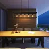 Image de Ecolumeo FRAMID Suspension à 5 sources lumineuses, E27, BEL02901BM4D,