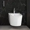 Image de neoro n60 Bidet L: 53 l: 36 H: 29 cm, montage mural, BN0755WH,
