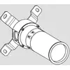 Image de neoro Corps d’encastrement pour mitigeur en acier inoxydable, 1 sortie, BN0768XX,