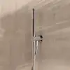 Image de rivea Set de douche avec support de douchette et raccord de flexible, 1 jet, BR2052PC,