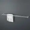 Image de Viverso x steel Porte-serviettes de bain double l: 820 H: 20 P: 120 mm, VX4701BS,