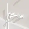 Image de rivea Bahri Mitigeur de baignoire avec bec déverseur et set de douche, BR2105MW,