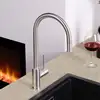 Image de rivea Yara arco Mitigeur de cuisine en acier inoxydable, pivotant, avec douchette extractible, BE0740BS,