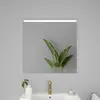 Image de evineo ineo5 evo Miroir éclairé l: 80 cm, avec éclairage sur la partie haute, BEA073MI,