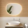 Image de rivea Kanya stone Miroir éclairé, avec éclairage sur le pourtour, BR0117MI,