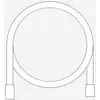 Image de neoro Flexible de douche en silicone 1 500 mm, BN0191BC,