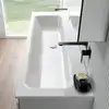 Image de rivea Dia Plan vasque ultra plat l: 161 H: 14,2 P: 51,5 cm, BR0128WH,