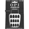 Image de OPI xPRESS/ON Swipe Night | Faux ongles press-on noir holographique, longs, forme ballerine | Avec colle pour ongles | Longue tenue, réutilisables, respectueux des ongles.