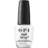 Image de OPI Nail Envy Strengthener Alpine Snow   Vernis soin fortifiant blanc doux crème opaque   Pour ongles mous et cassants   Vegan   Flacon 15 ml