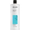 Image de Nioxin System 3 Scalp + Hair Shampoo - Shampoing Épaississant pour Cheveux Colorés, Secs et Abîmés, Chute Modérée - Avec Biotine & Niacinamide (1L)