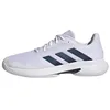 Image de adidas Homme Courtjam Control Tennis Shoes, Cloud White/Team Navy/Cloud White, 42 2/3 EU