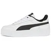 Image de PUMA Femme Carina Street Chaussures-lifestyle, Puma White Puma Black Puma Silver, 38 EU