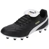 Image de PUMA Unisex King Top Fg/Ag Chaussures de football, Puma Black Puma White Puma Gold, 41.5 EU