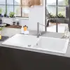 Image de Villeroy & Boch Siluet 50 Évier de cuisine, 333502RWHL12,