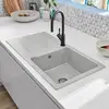 Image de Villeroy & Boch Siluet 60 Évier de cuisine, 333601SMHL1,