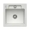 Image de Villeroy & Boch Siluet 50 S Évier de cuisine, 334502SMHL1,