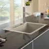 Image de Villeroy & Boch Siluet 50 S Flat Évier de cuisine, 33451FFUHL2,