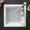 Image de Villeroy & Boch Siluet 50 S Flat Évier de cuisine, 33451FKGHL1,