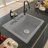 Image de Villeroy & Boch Siluet 60 S Évier de cuisine, 334601KDHL2,