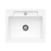 Image de Villeroy & Boch Siluet 60 S Flat Évier de cuisine, 33461FRWHL1,