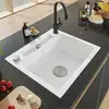 Image de Villeroy & Boch Siluet 60 S Flat Évier de cuisine, 33462FRWHL12,