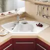 Image de Villeroy & Boch Solo Eck Évier de cuisine, 670801R1HL1,