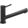 Image de Villeroy & Boch Como Shower robinetterie de cuisine haute pression avec douchette extractible et plage de pivotement de 120°, hauteur du bec 120 mm, commande par poignée précise, Anthracite