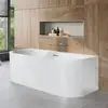 Image de Villeroy & Boch Embrace Baignoire murale avec habillage, UBA180EMB9CS00V-RW,