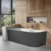 Image de Villeroy & Boch Embrace Baignoire d’angle, avec habillage, UBA180EMB9CL1SV-RW,