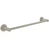 Image de Villeroy & Boch Elements Tender Porte-Serviettes de Salle de Bain, pour Montage Mural, en Zinc, Rond, Longueur 504 mm, Nickel brossé Mat