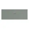 Image de Villeroy & Boch Squaro Infinity Receveur de douche rectangulaire, côté long découpé, UDQ1870SQI2BV-R8,