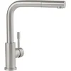 Image de Villeroy & Boch Steel Shower Window robinett. cuisine hte pression avec douchette extrac. et bec pivotant à 360°, ColdStart écon. en énergie, install. dev. fenêtre, hteur 272 mm, acier inox.