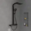 Image de Villeroy & Boch Infinity Showers Colonne de douche en applique avec mitigeur thermostatique, TVS110004000K5,
