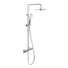 Image de Villeroy & Boch Embrace Colonne de douche en applique avec mitigeur thermostatique, douche de tête Ø 230 mm, TVS10801100061,