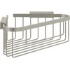 Image de Panier de douche d'angle Villeroy & Boch Elements - Tender, tablette de douche d'angle pour montage mural, serviteur de douche d'angle en zinc, accessoires de douche, 260 x 206 x 82 mm, nickelé brossé