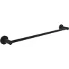 Image de Villeroy & Boch Elements Tender Porte-Serviettes de Salle de Bain, pour Montage Mural, en Zinc, Rond, Longueur 654 mm, Noir Mat