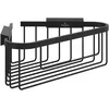 Image de Panier de douche d'angle Villeroy & Boch Elements - Tender, tablette de douche d'angle pour montage mural, serviteur de douche d'angle en zinc, accessoires de douche, 260 x 206 x 82 mm, noir mat