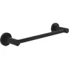 Image de Villeroy & Boch Elements Tender Porte-Serviettes de Salle de Bain, pour Montage Mural, en Zinc, Rond, Longueur 366 mm, Noir Mat
