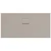 Image de Villeroy & Boch Squaro Infinity Receveur de douche rectangulaire, côté long découpé, UDQ1470SQI2BV-AL,