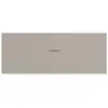 Image de Villeroy & Boch Squaro Infinity Receveur de douche rectangulaire, côté long découpé, UDQ1870SQI2BV-AL,