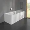 Image de Villeroy & Boch Subway 3.0 Baignoire d’angle avec tablier, UBQ180SBW9CR00V-01,