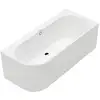 Image de Villeroy & Boch Somera Baignoire d’angle, avec tablier, angle à droite, avec trop-plein rond L: 180 l: 80 cm, UBQ180SOM9CR00VDRW,