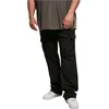 Image de Urban Classics Pantalon Cargo à Jambe Droite, Noir, 38 Homme
