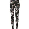 Image de Urban Classics Leggings AOP Soft Femme Legging Noir 5XL 92% Polyester, 8% Élasthanne