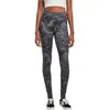 Image de Urban Classics Leggings AOP Soft Femme Legging Noir M 92% Polyester, 8% Élasthanne